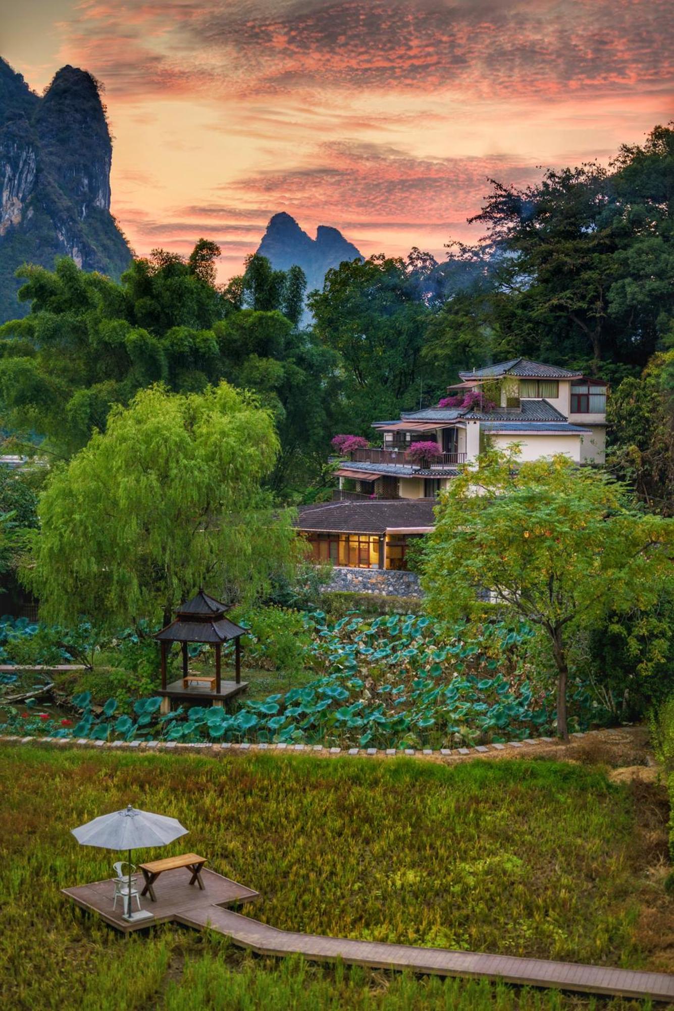 The Apsara Lodge 陽朔 エクステリア 写真