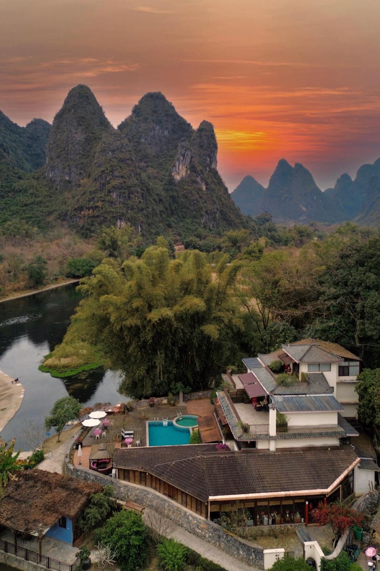 The Apsara Lodge 陽朔 エクステリア 写真